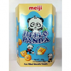 明治Hello Panda牛奶夾心餅乾分享盒 (10入)