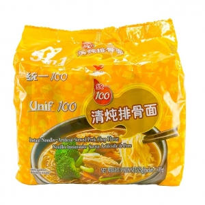統一100 清燉排骨麵(5入/袋)