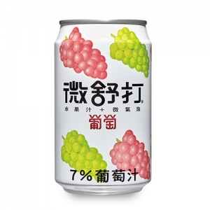 微舒打葡萄果汁汽水 320ml
