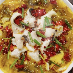 【2盒$18.99可混搭=$9.49/1盒】鷹金錢香辣酸菜魚 500g