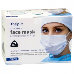 NZ Made FACE MASK (ASTM Level 2) 50pc/box