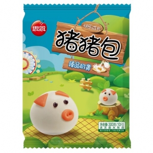 卡通豬豬包-奶黃 10入