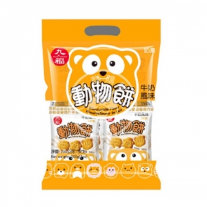 【九福】動物餅乾 (牛奶口味)