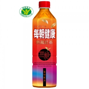 每朝健康熟藏紅茶(無糖) 650ml