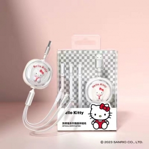 三麗鷗可拉伸快充線 (圖案隨機出貨)