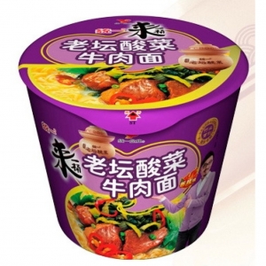 來一桶 老罈酸菜牛肉麵 125g Instant Noodle Bowl (Sauerkraut Beef)