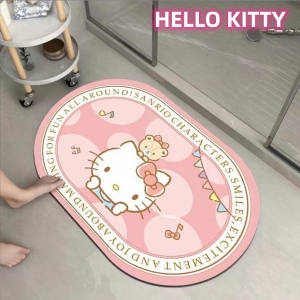 卡通科技布吸水地墊 (圖案隨機出貨)