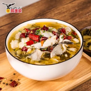 【2盒$18.99可混搭=$9.49/1盒】鷹金錢金湯酸菜魚 500g